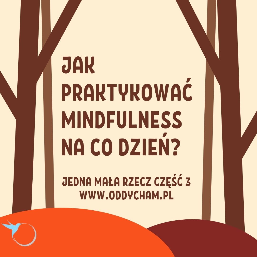 Jak praktykować mindfulness na co dzień. Jedna mała rzecz cz.3 – zrób sobie przerwę.